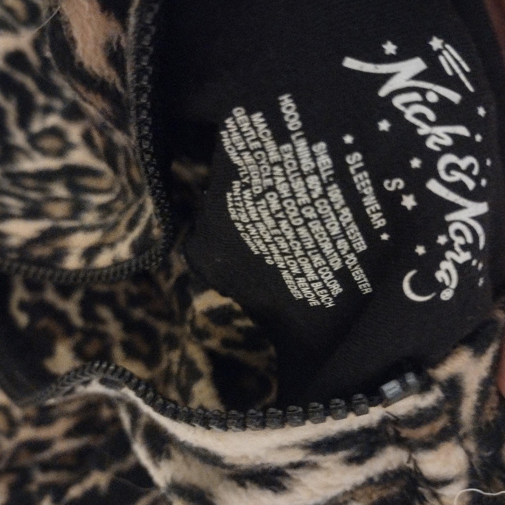 Leopard print onesie